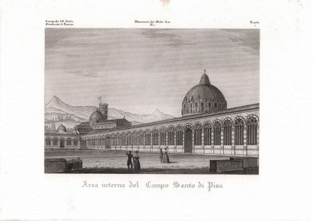 Area interna del Campo Santo di Pisa