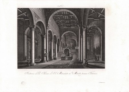 Interno della Chiesa di S. Miniato al Monte presso Firenze