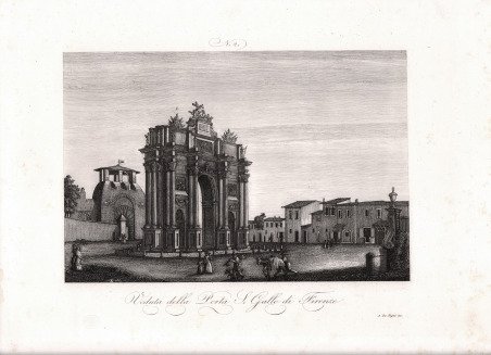 Veduta della Porta S. Gallo di Firenze
