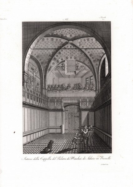 Interno della Cappella del Palazzo dei Marchesi di Saluzzo in …