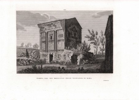 Tempio del Dio Rediculo nelle vicinanze di Roma