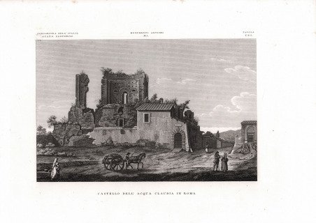 Castello dell'Acqua Claudia in Roma