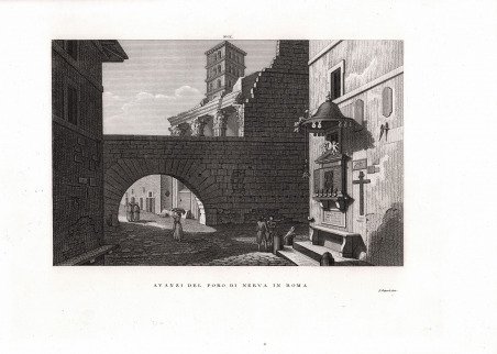 Avanzi del Foro di Nerva in Roma