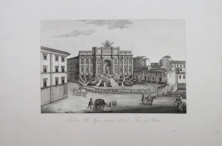 Fontana dell'Acqua vergine detta di Trevi in Roma