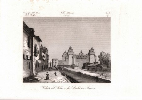 Veduta del Palazzo dè Duchi in Ferrara