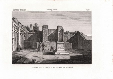 Avanzi del Tempio di Mercurio in Pompei