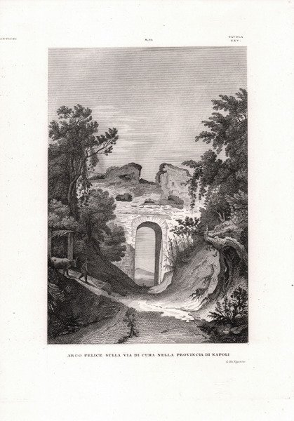 Arco Felice sulla Via di Cuma nella Provincia di Napoli