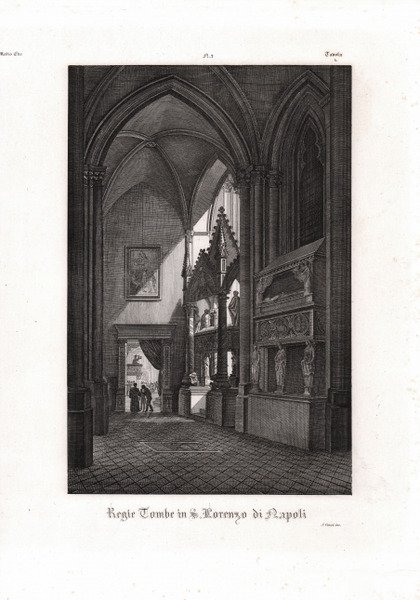 Regie Tombe in S. Lorenzo di Napoli