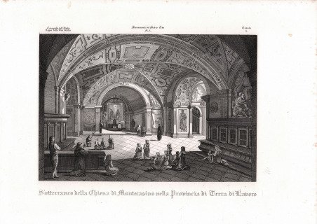 Sotterraneo della Chiesa di Montecasino nella Provincia di Terra di …