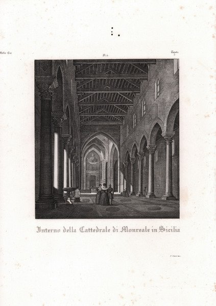 Interno della Cattedrale di Monreale in Sicilia
