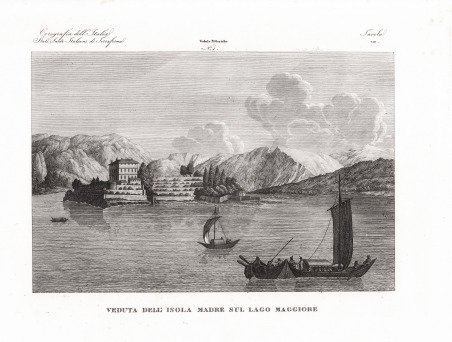 Veduta dell'Isola Madre sul Lago Maggiore