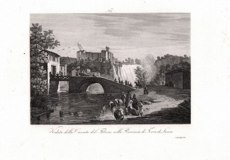 Veduta della Cascata del Fibreno nella Provincia di Terra di …