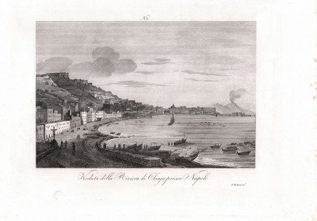 Veduta della Riviera di Chiaja presso Napoli
