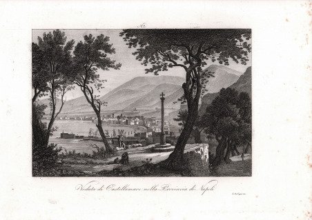 Veduta di Castellamare nella Provincia di Napoli