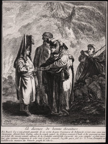 La diseuse de bonne avanture (La cartomante)