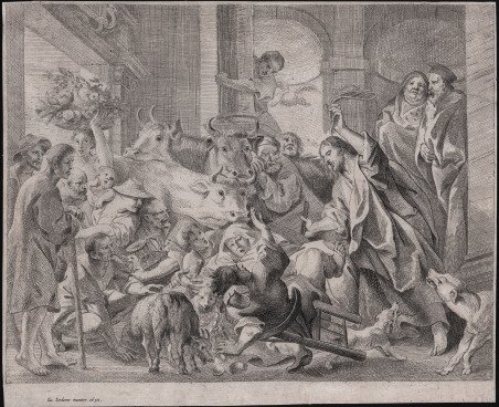 Cristo caccia i mercanti dal tempio