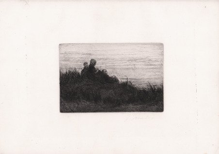 Serata sulla riva del mare