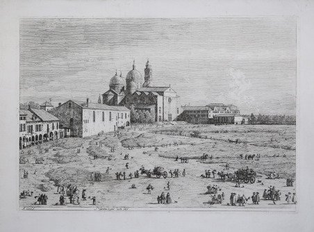 Veduta del Prato della Valle a Padova