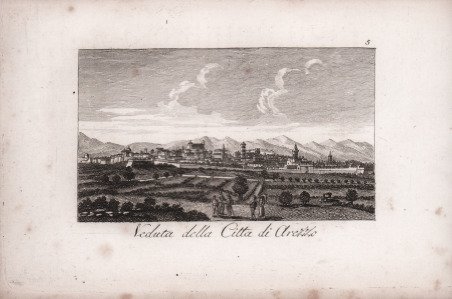 Veduta della CittÃ di Arezzo