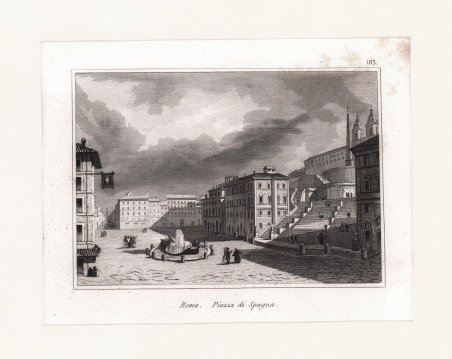 Roma. Piazza di Spagna