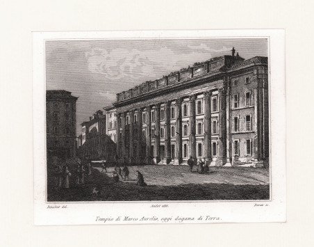 Tempio di Marco Aurelio, oggi dogana di Terra.