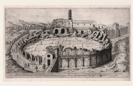 Vestigii d'uno Amphiteatro, nominato da gli Antichi Castrense.