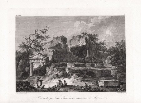 Restes de quelques Tombeaux antiques à Syracuse