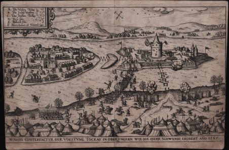 Wahre Conterfactur der Voestung Tockay in Ober Ungern Wie Die …