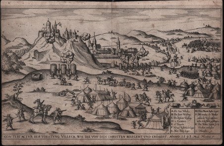 Conterfactur Der Voestung Villeck, Wie Die Von Christen Belegert und …