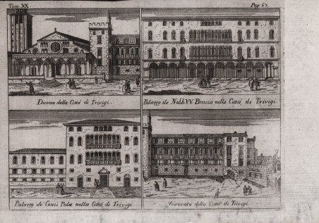Duomo della Città di Trivigi / Palazzo d Nobb.VV. Brescia …