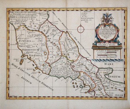 A New Map of Latium, Etruria, and as much of …