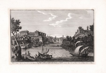 Altra veduta di Ripa grande verso Ponente