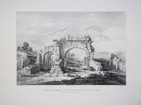 Veduta Pittorica di un Gran Fabbricato in Tindari detto volgarmente …