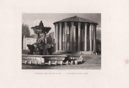 Sogennanter tempel der Vesta in Rom