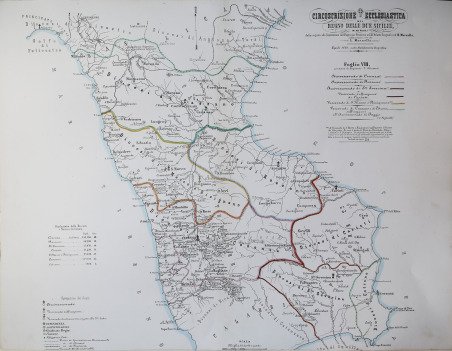 Circoscrizione Ecclesiastica nel Regno delle Due Sicilie - Foglio VIII