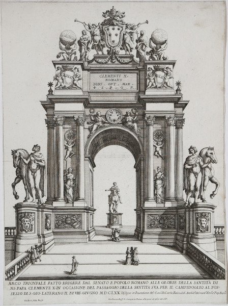 Arco trionfale fatto erigere dal Senato e Popolo Romano alle …