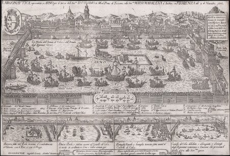 Festa sull'Arno per le nozze di Cosimo de' Medici