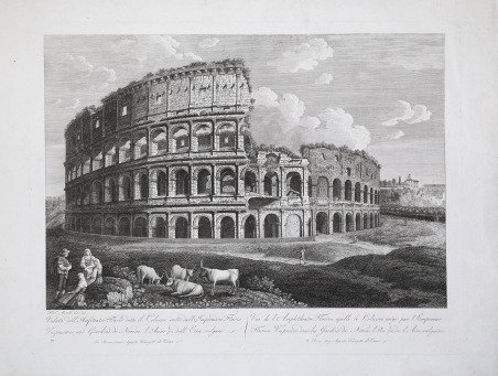Veduta dell'Anfiteatro Flavio detto Il Colosseo