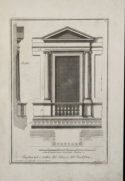 Finestra nel 2° Ordine del Palazzo del Pandolfini