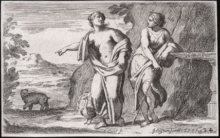 Giunone mostra a Diana Callisto trasformata in orso | Immagine Gallery 1