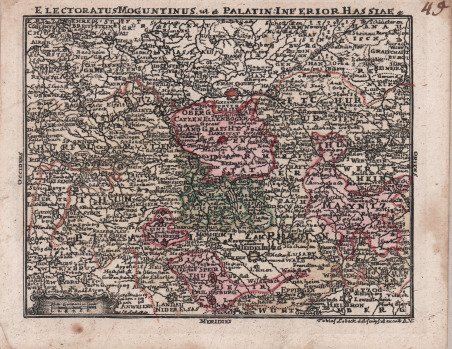 Electoratus Moguntinus. ut et Palatin: Inferior Hassiae.