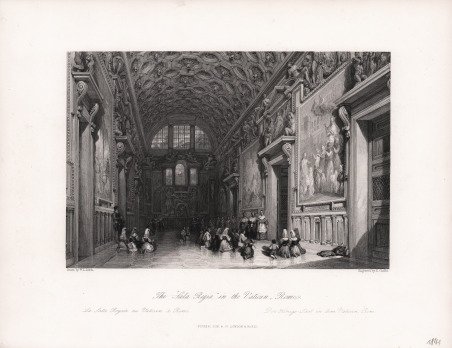 The "Sala Regia" in the Vatican, Rome