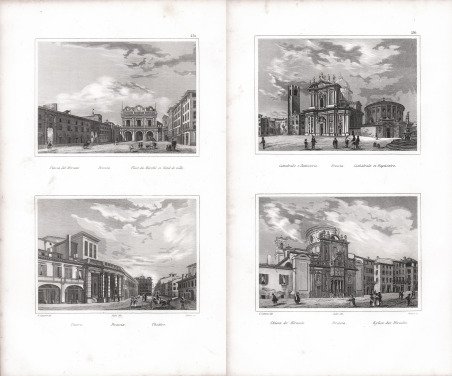 Piazza del Mercato/Teatro - Cattedrale e Battisterio/Chiesa de' Miracoli