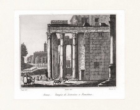 Roma. Tempio di Antonino e Faustina