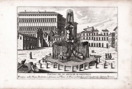 Fontana del Sig. Prencipe di Pallestrina