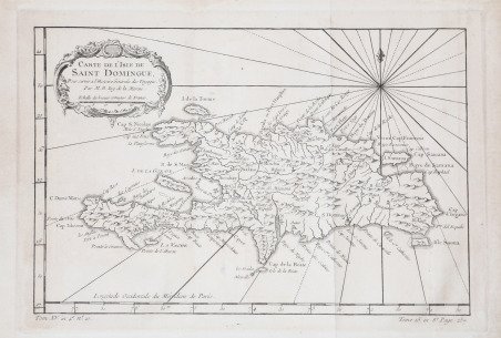 Carte de l’Isle de Saint Domingue