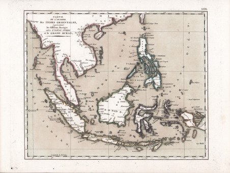 Carte de l'Archipel des Indes Orientales.