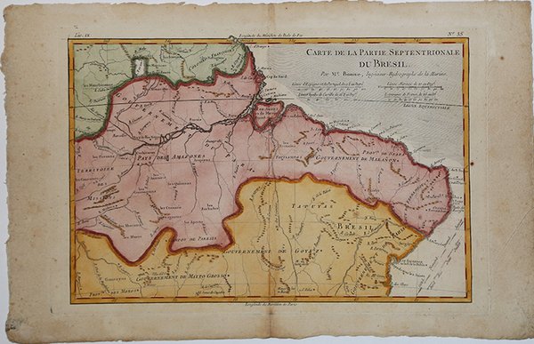 Carte de la Partie Septentrionale du Bresil