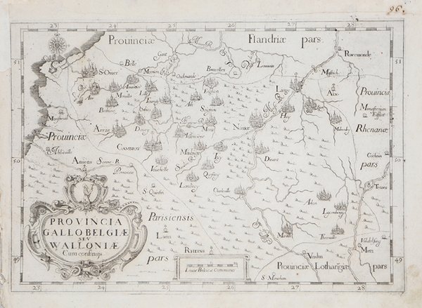Provincia Gallo Belgiae sev Walloniae Cum confinijs
