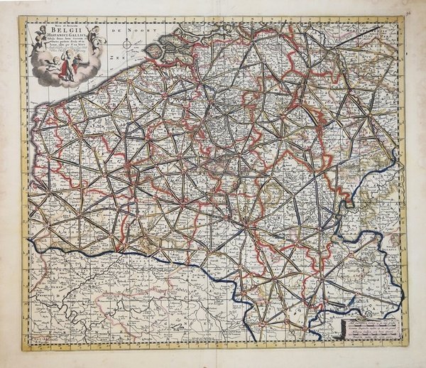 Nova et Accurata Belgii Hispanici Gallici Tabula…